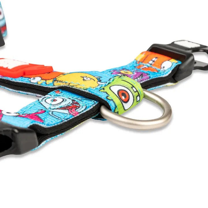 Max & Molly H-Style Harness - Monsters, XS