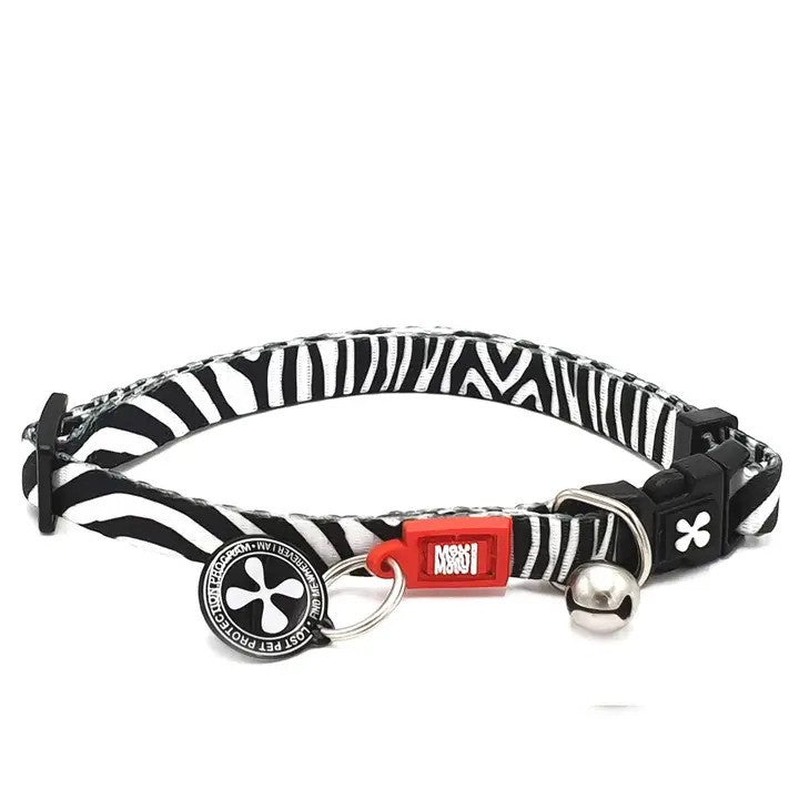 Max & Molly Smart ID Cat Collar - Zebra