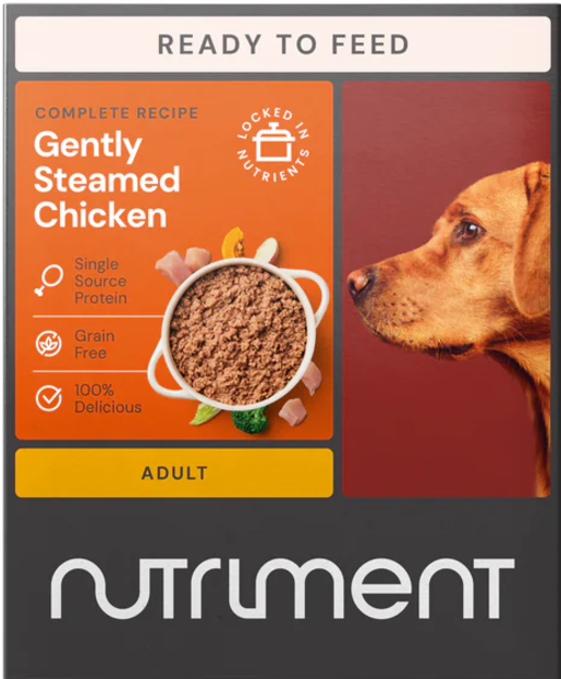 Nutriment Gently Steamed Dog Food - Chicken 395