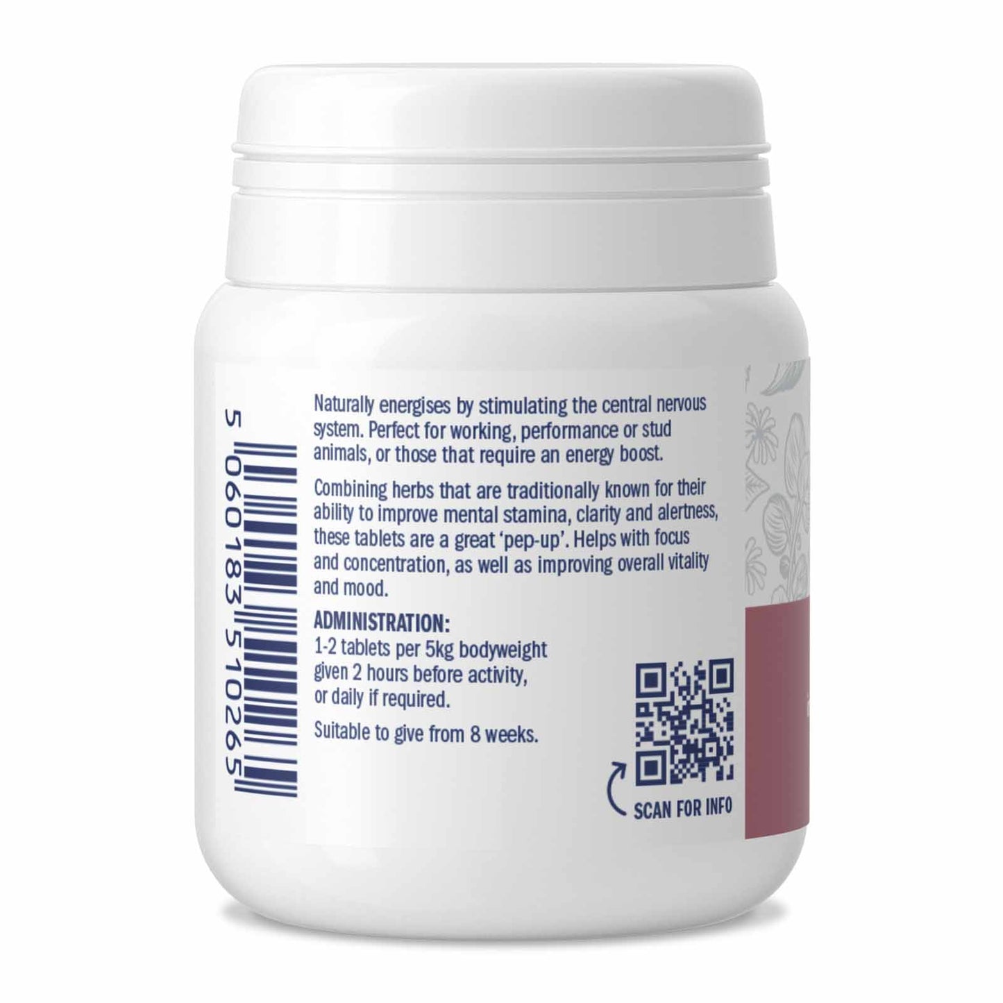 Dorwest Herbs Damiana & Kola - 100 tabs