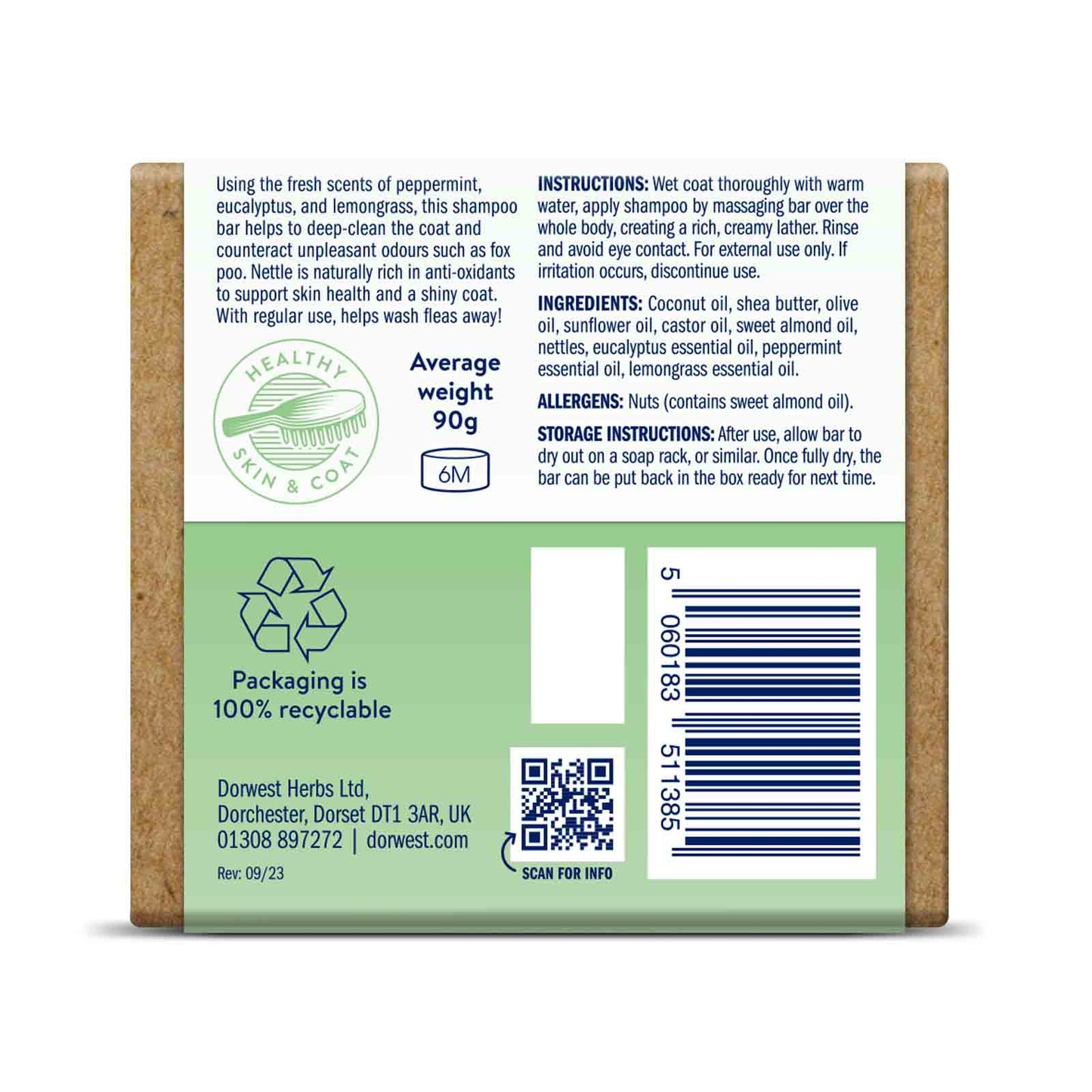 Fox & Flea Dog Shampoo Bar