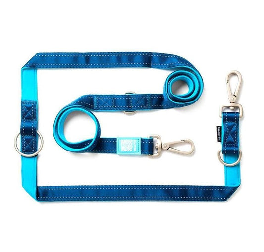 Max & Molly Double Ended Lead - Blue, M