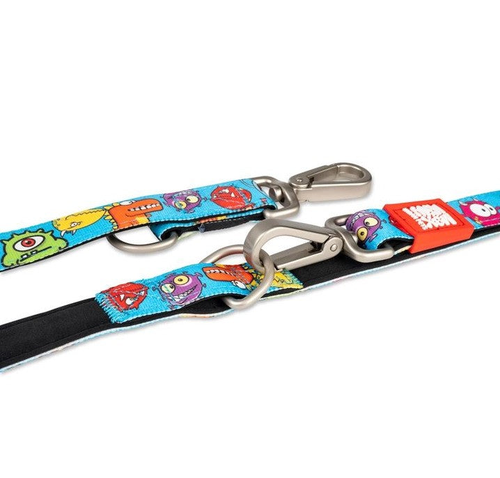 Max & Molly Double Ended Lead - Monsters, S