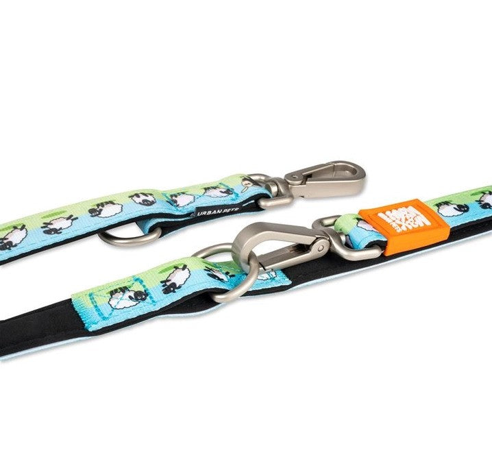 Max & Molly Double Ended Lead - Sheep, L