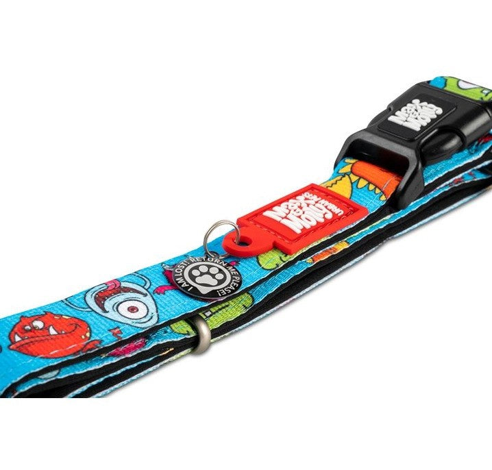 Max & Molly Smart ID Collar - Monsters, S