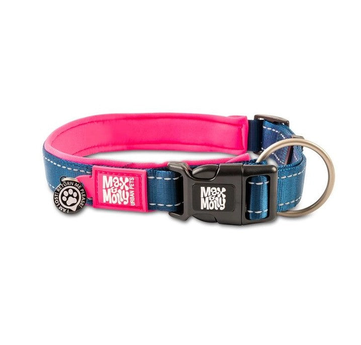 Max & Molly SmartID Collar - Pink, M
