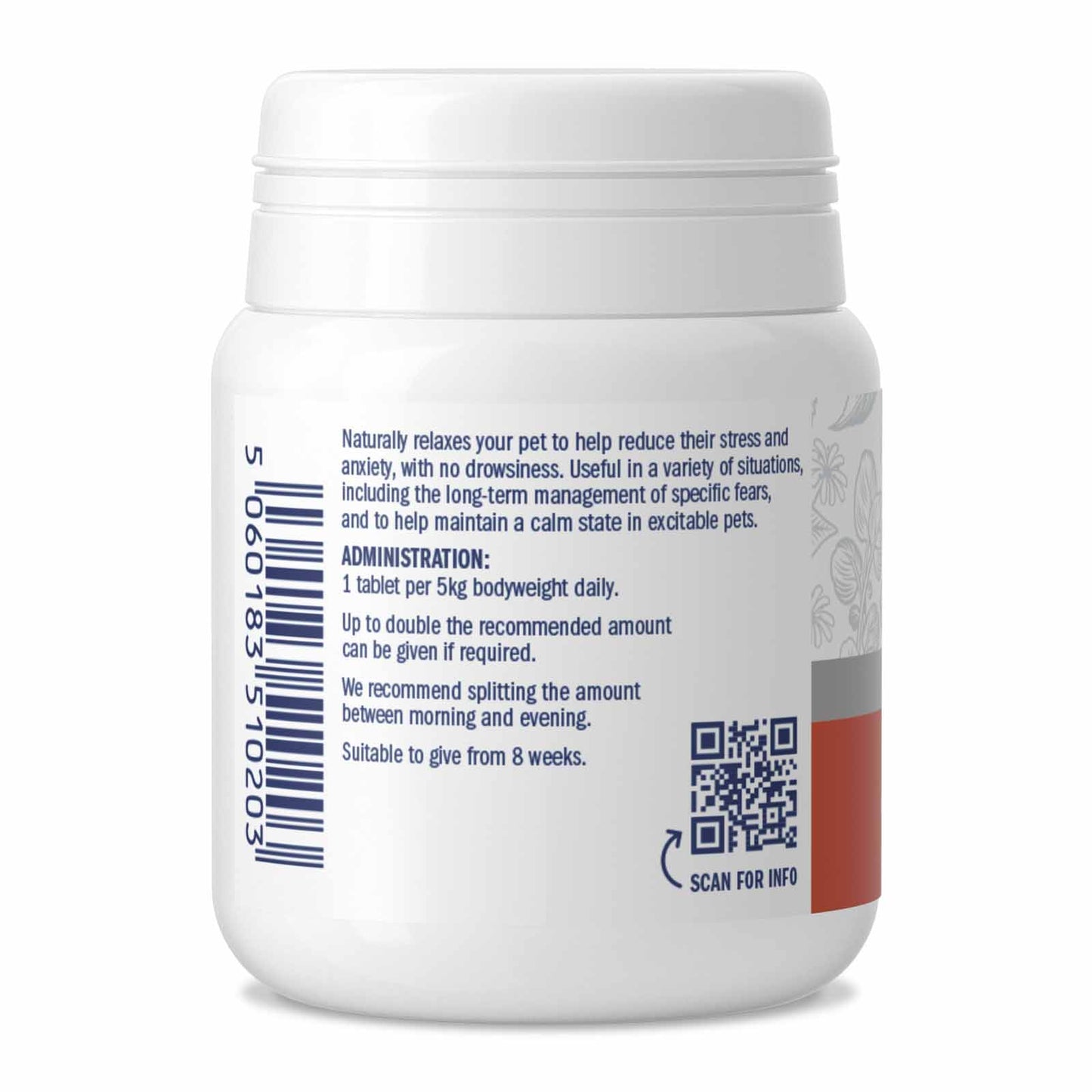 Dorwest Herbs Scullcap & Valerian 100 Tablets