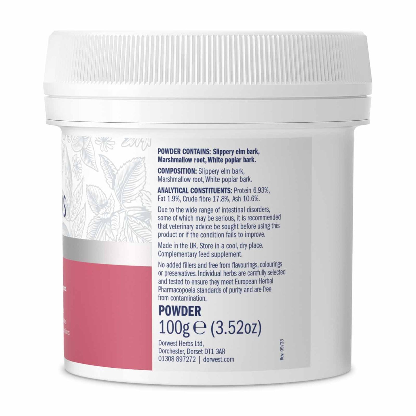 Dorwest Herbs Tree Barks Powder 100g