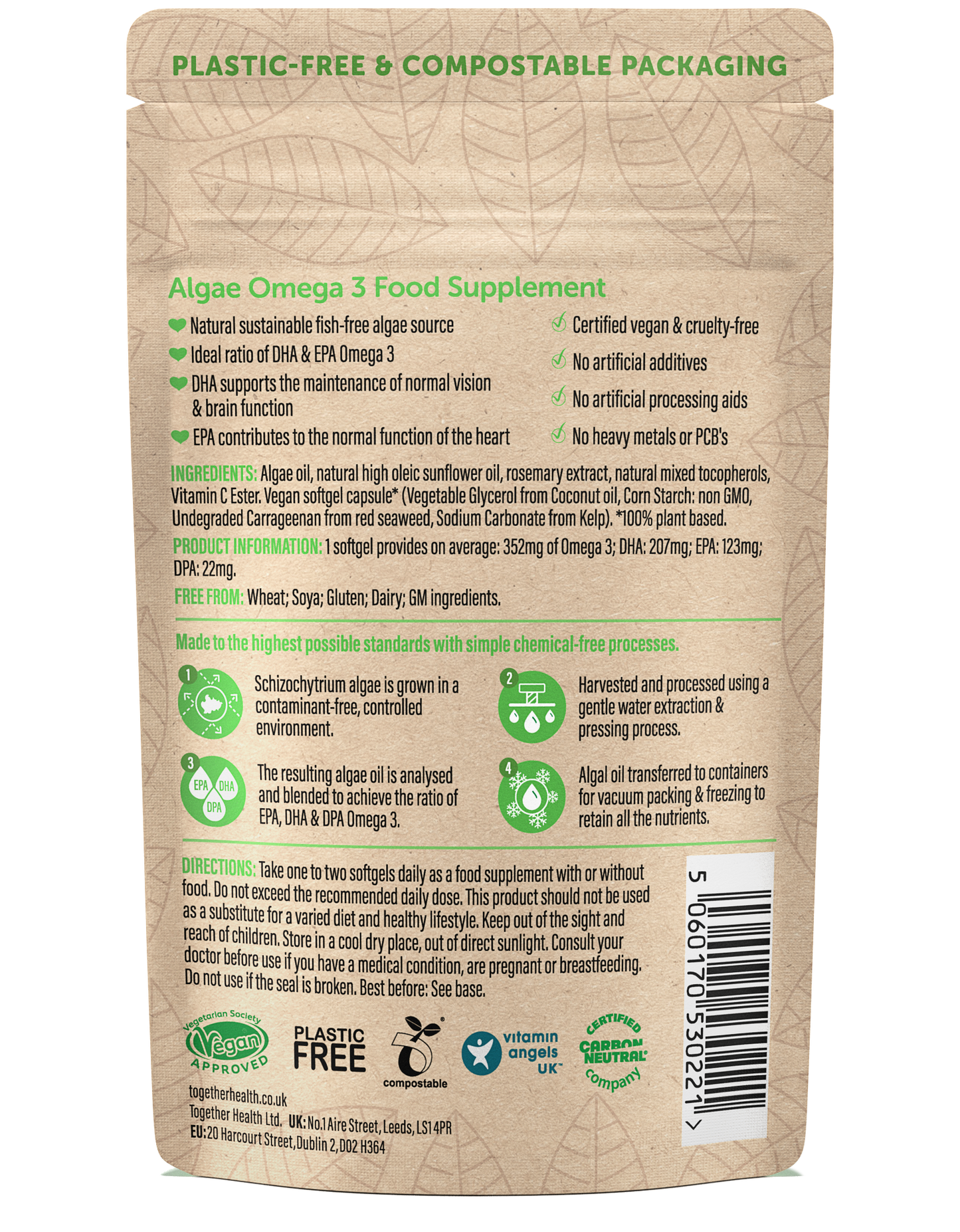 Together Health Vegan Omega 3 – 30 Softgels