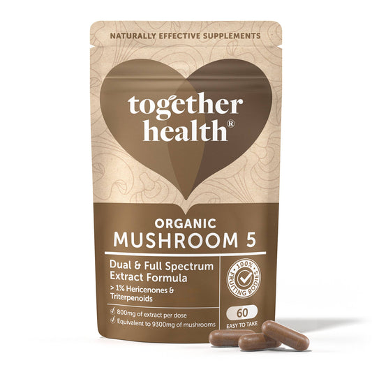 Together Health Organic Mushroom 5 Blend – 60 Capsules