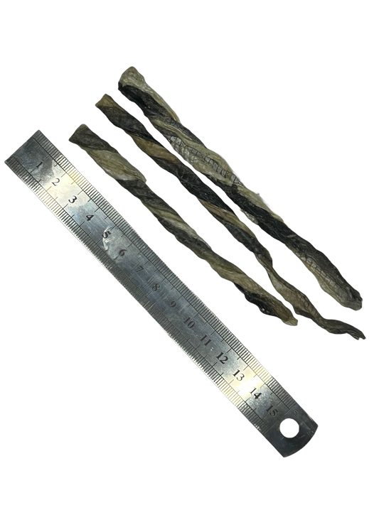 Basa Fish Skin Twists