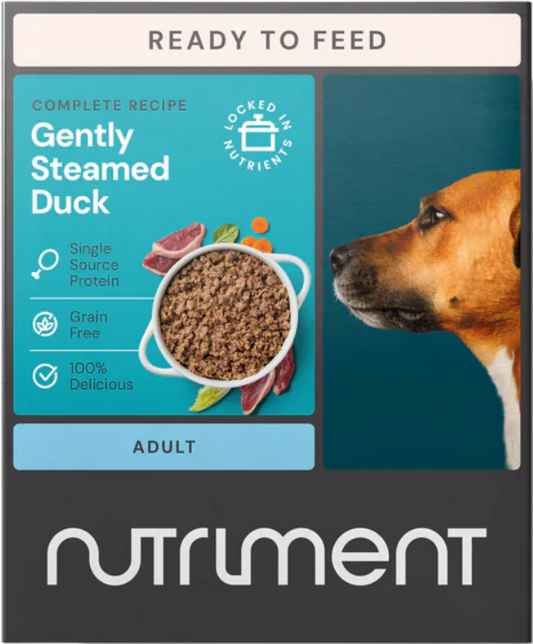 Nutriment Gently Steamed Dog Food - Duck 395g