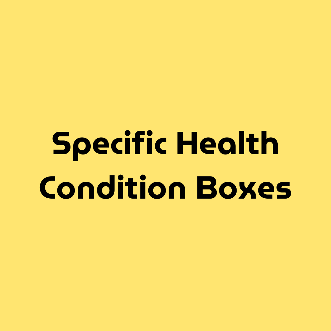 Specific Health Condition Treat Boxes
