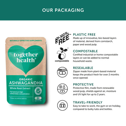 Together Health Organic Ashwagandha – 30 Capsules