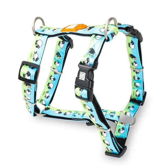 Max & Molly H-Style Harness - Sheep, M