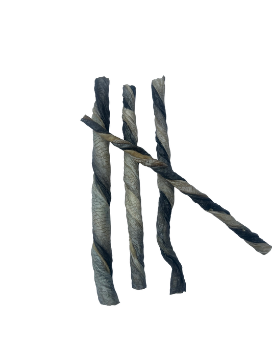 Basa Fish Skin Twists