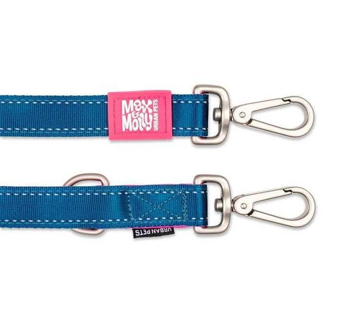 Max & Molly Double Ended Lead - Pink, M