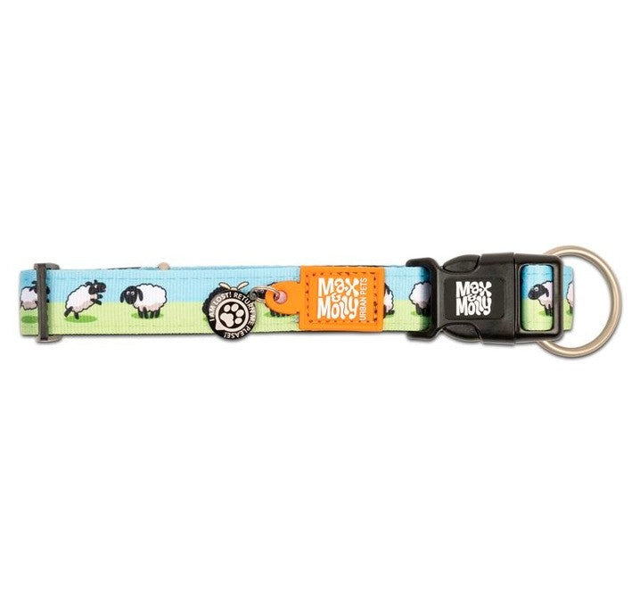 Max & Molly Smart ID Collar - Sheep, S