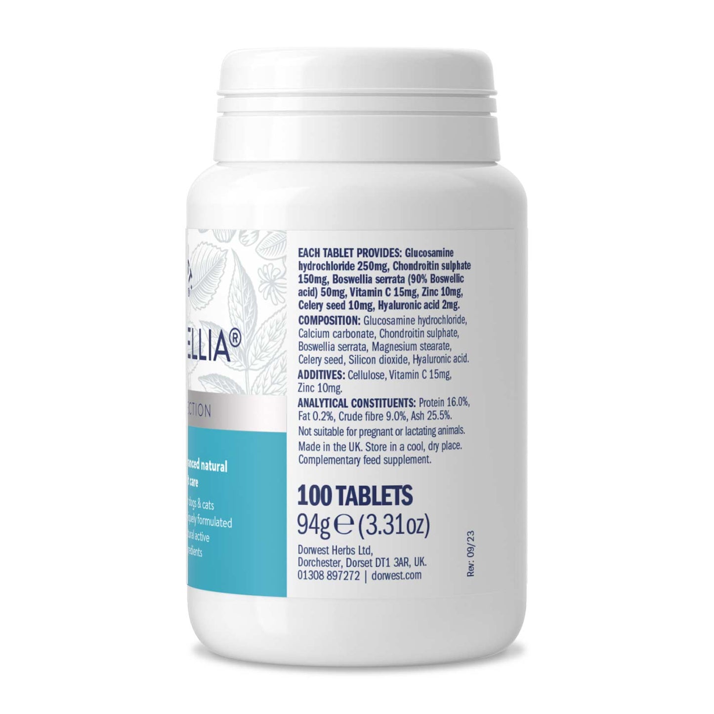 Dorwest Herbs MoveWellia 100 Tablets