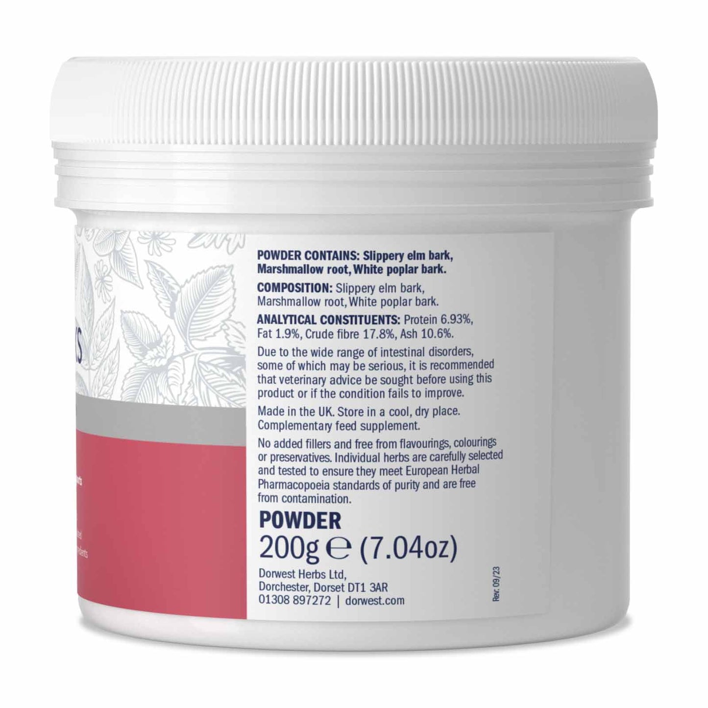 Dorwest Herbs Tree Barks Powder 200g