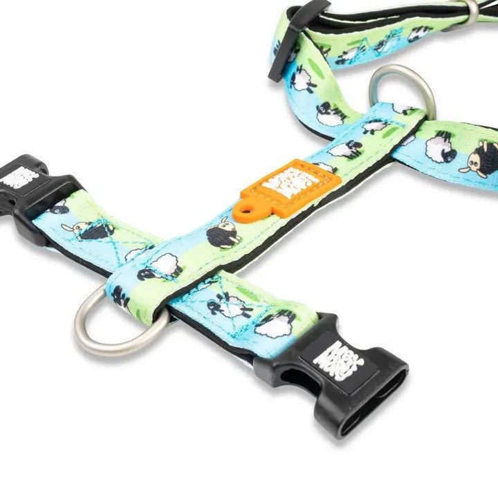 Max & Molly H-Style Harness - Sheep, M
