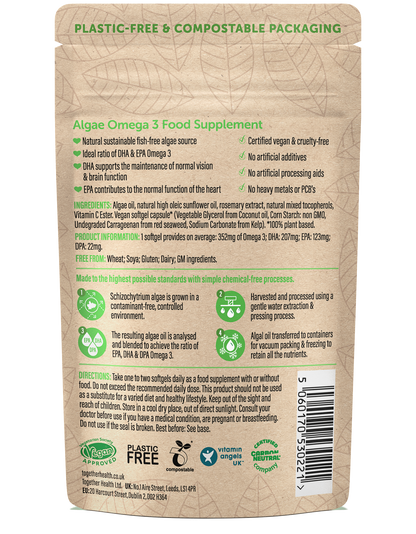 Together Health Vegan Omega 3 – 30 Softgels