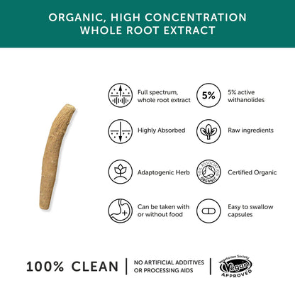 Together Health Organic Ashwagandha – 30 Capsules